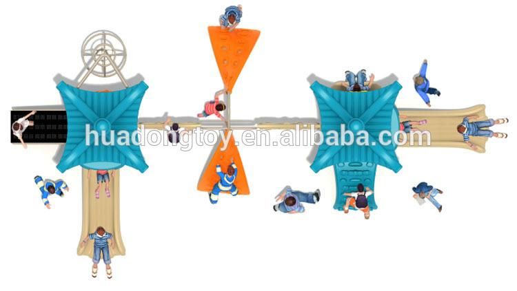 Children′s Popular Combination Plastic Outdoor Playground Slide for Sale