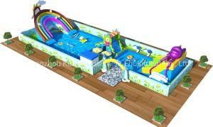 Outdoor Playground Water Park Swimming Pool Water Slide Inflatable Toys
