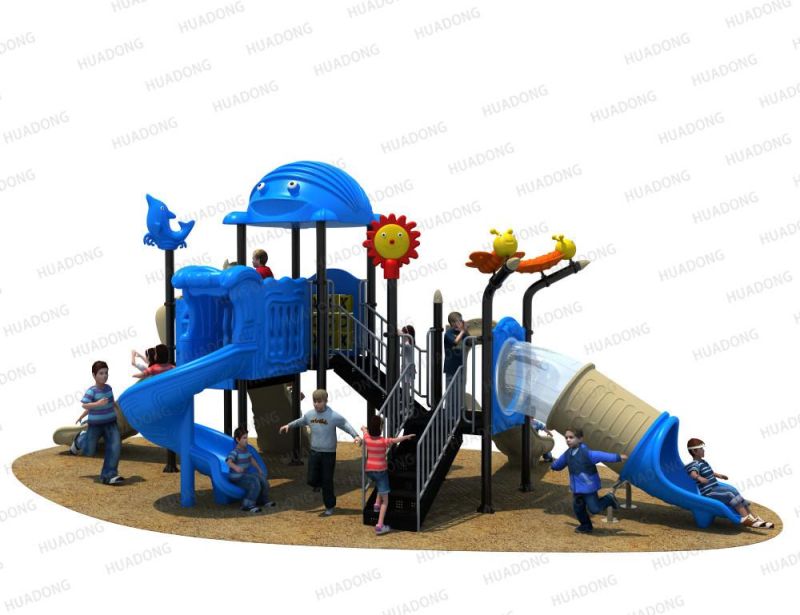 Animal Paradise Series Cheap Price Outdoor Children Plastic Playground Slide