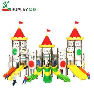 Ejplay Castle Serie Large Multifunction Outdoor Playground with Plastic Slide