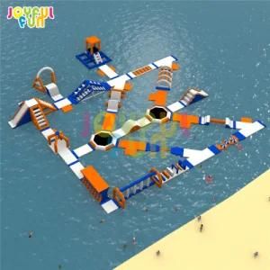 Joyful Fun Factory Funny Amusement Park Equipment Inflatable Sea Water Park
