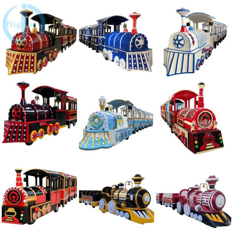 Cheap Tourist Train Antique Trackess Train for Kids (BJ-KY05)