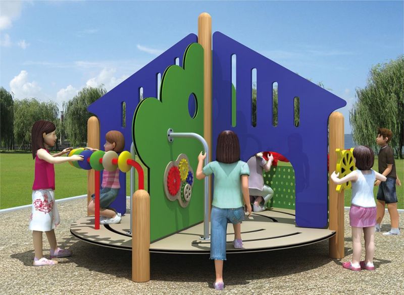 Ship Shape Outdoor Slides Climbing Net PE Board Popular Playground Equipment