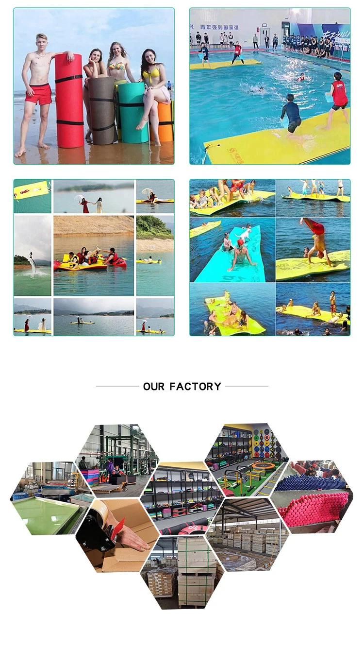 OEM Colorful XPE Foam Floating Mat Swimming Pool Floating Pad