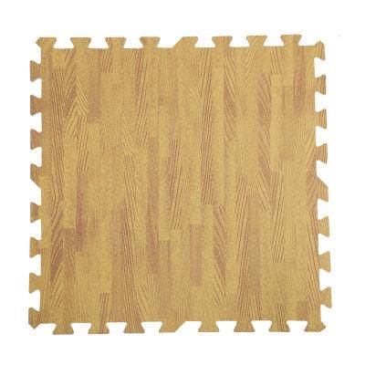 Wood Grain Floor (6 Tiles) Foam Interlocking Mats