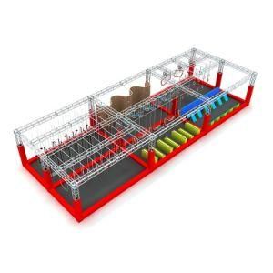 New Design Customized Kids Play Climbing Game Most Popular Ninja Warrior Obstacle Course Games Equipment for Adult