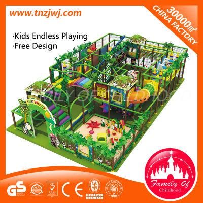 Unique Design Shopping Mall Indoor Playground Structures with Big Slide