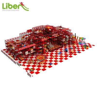 Funny Amusement Kids Indoor Jungle Gym with Slide and Swing Set