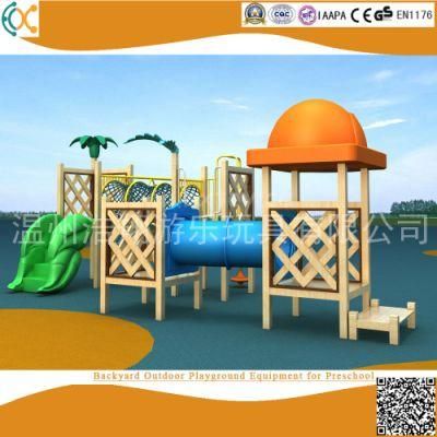 Backyard Wooden Outdoor Playground Equipment for Preschool Amusement Park