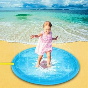 Outdoor Fun Water Sprinkler Play Mat Toys Inflatable Splash Pad for Kids