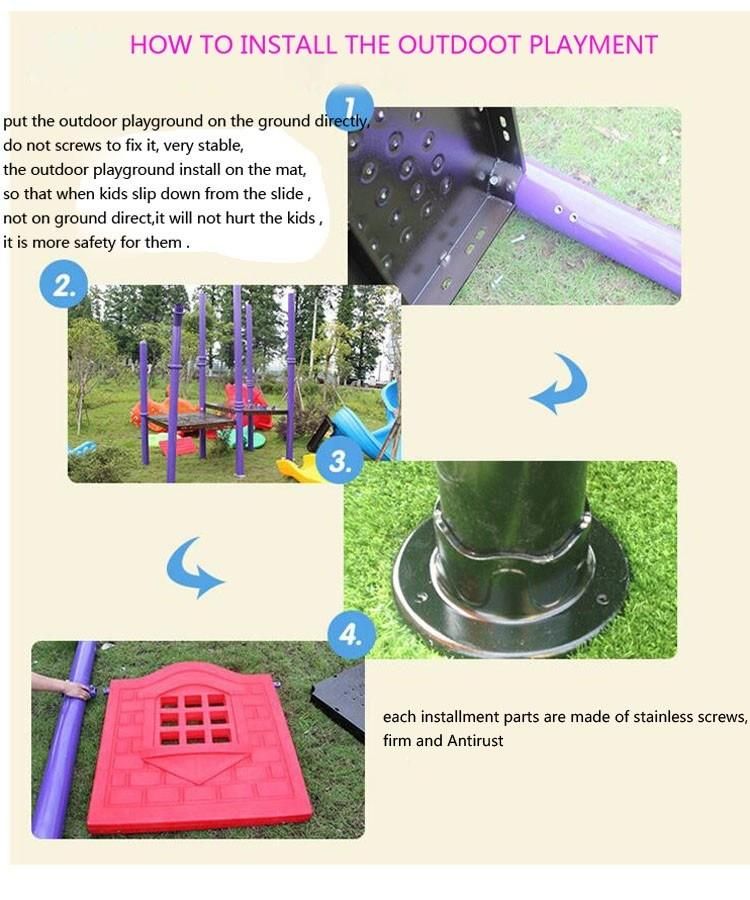 Hot Sale Kindergarten Playset Outdoor Playground Equipment for Kids