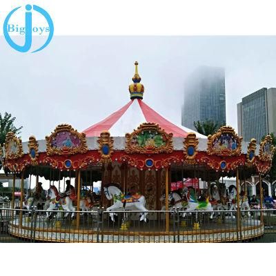 Children Outdoor Playground Kids Luxury Merry-Go-Round Carousel for Sale