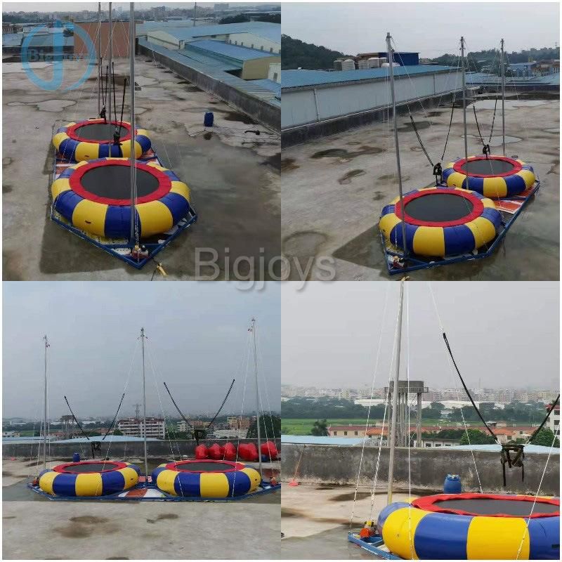 2022 Newest Single Bungee Jumping Trampoline for Sale