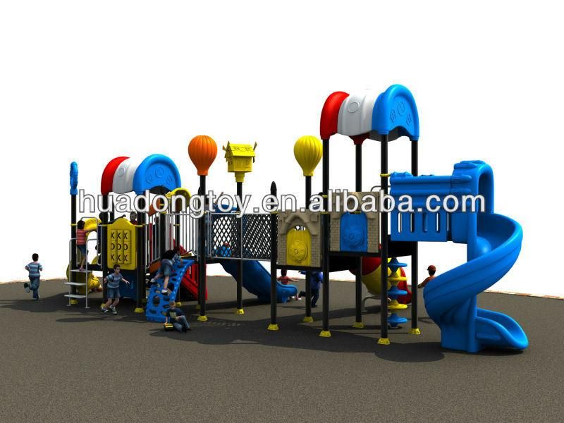 Large Outdoor Preschool Playground Equipment for Children, Kids Plastic Outdoor Playground