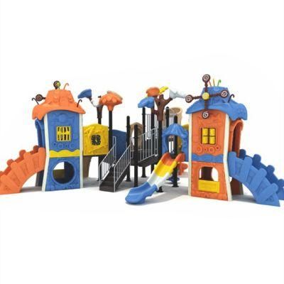 Outdoor Park Kids Playground Plastic Castle Slide Climbing Equipment Kl25
