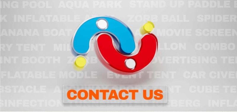 Inflatable Mobile Land Water Park Amusement Park with Pool & Slide
