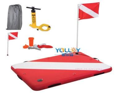 Floating Pool Inflatable Dock Dive Platform