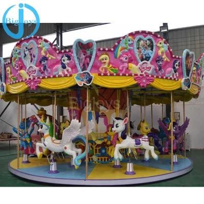 Attractive Amusement Carousel Horse Ride Fun Game Park Equipment Luxury Carousel for Sale