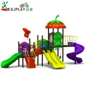 Plastic Slide Type Plastic Swing and Slide Kids Outdoor Playground