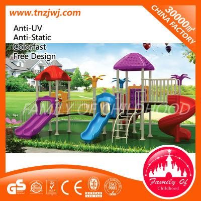 Simple Garden Children Slide Round Roof Outdoor Playground