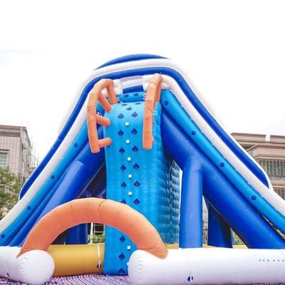 Anka PVC Tarpaulin Rock Climbing Diving Water Park Inflatable Water Park with Slides