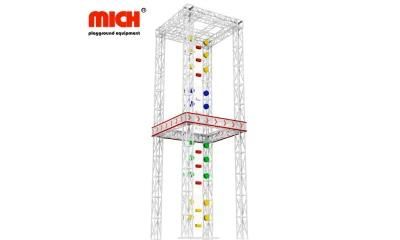 Mich Custom Commercial Independence Climbing Structure with Transparent Panel