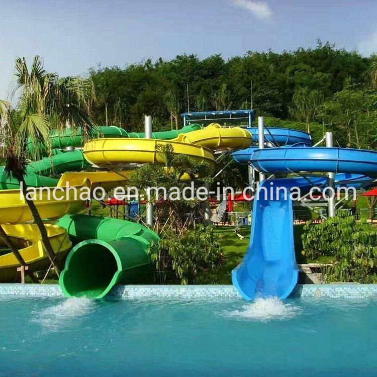 Outdoor Big Size Spiral Water Slide for Amusement Park