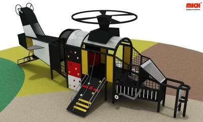 Unique Design Helicopter Shaped Kids Outdoor Playground Equipment