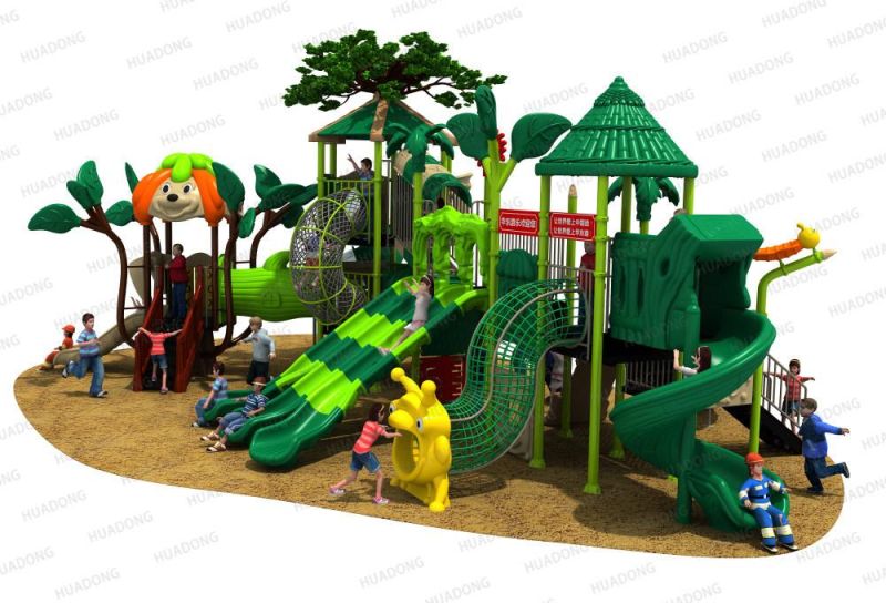 Wood Series Outdoor Playground Kids Slide Equipment