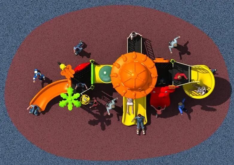 Hot Sell Amusement Equipment Outdoor Playground Children Slide