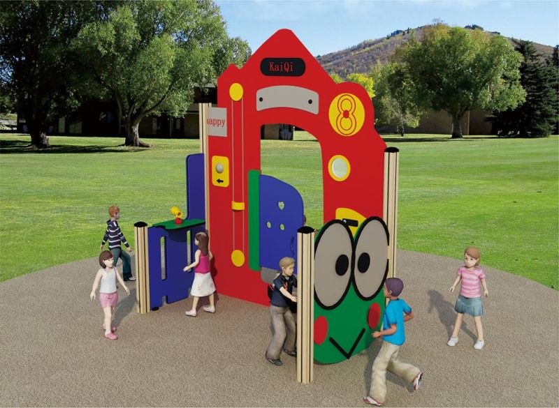 Ship Shape Outdoor Slides Climbing Net PE Board Popular Playground Equipment