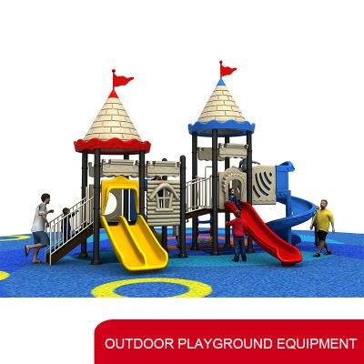 New Customized Outdoor Amusement Play Plastic Fairy Tale Castle Series Slide Playground for Children Park