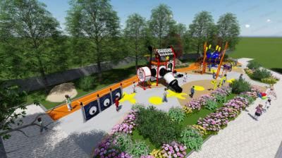 Colorfrul Kids Fun Outdoor Playground