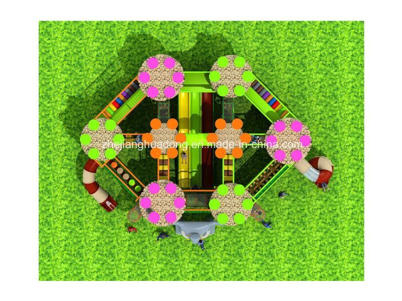 2018 New Multifunctional Fort Series Indoor Playground (HD16-192A)