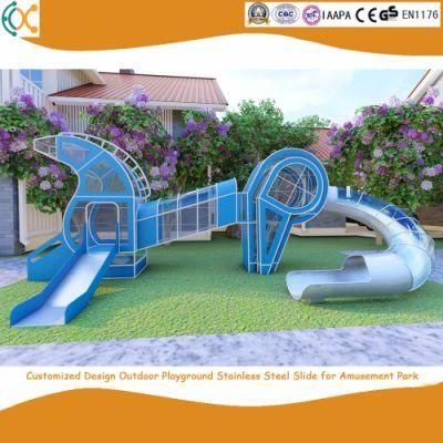 Customized Design Outdoor Playground Stainless Steel Slide for Amusement Park