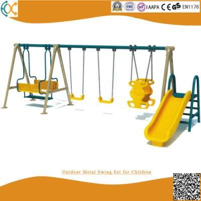 Outdoor Metal Swing Set for Children