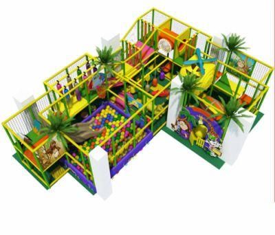 Large Kids Soft Play Equipment, Big Fiber Glass Slide Hot Sale Indoor Playground