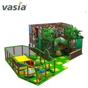 Wooden Jungle Dinosaur Theme Funny Plastic Toys Children Indoor Playground Equipment