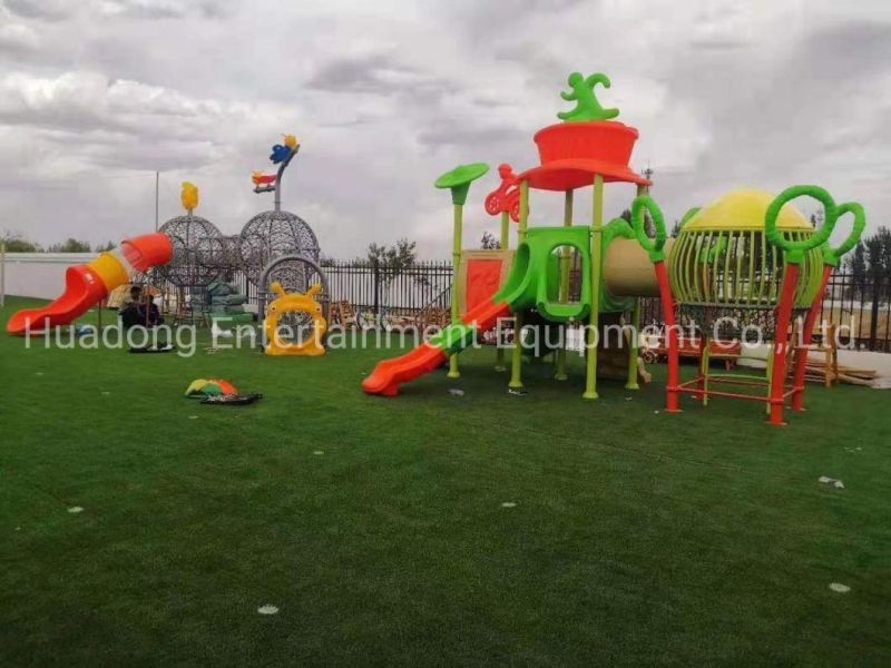 Children Baby Swing and Slide Outdoor Playground Equipment, Slide Ladder Plastic Slide