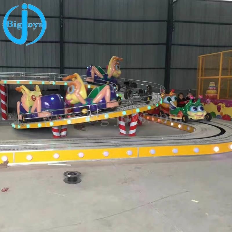 Hot Sale Kiddie Rides Electric Track Train Mini Shuttle in Amusement Park with High Quality