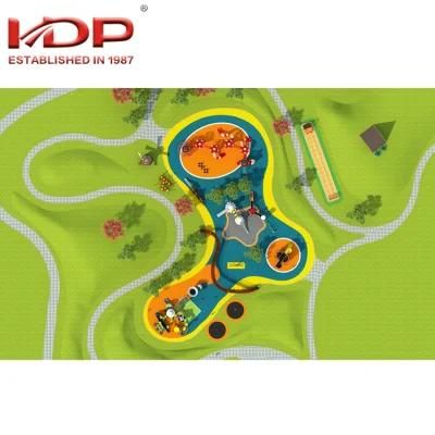 2018 New Design Children Outdoor Playground Multi-Functional Play Park