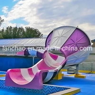 Aqua Park Fiberglass Mini Trumpet Slide for Children