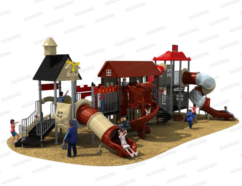 Villa Series Big Playground Children Playhouse Slide for Fun