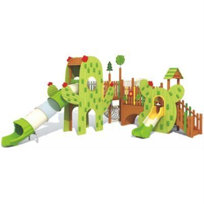 Custom Park Kids Wooden Slide Climbing Equipment Outdoor Playground Q75