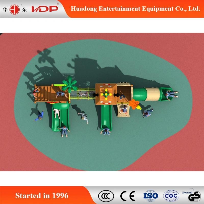 Animal Series Wooden Outdoor Playground Amusement Equipment (HD-MZ045)
