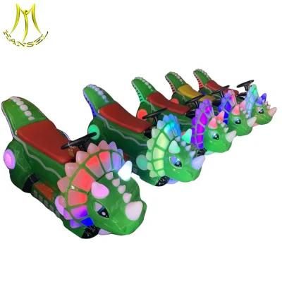 Hansel Motor Bike with Light Coin Operated Kiddie Ride for Kids Walking Donosaur Ride Toy