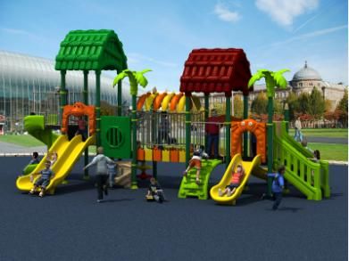 2017 New Mould Customized Factory Kids Exercise Outdoor/Indoor Playground Slide Equipment Amusement Park Woods Series New Model