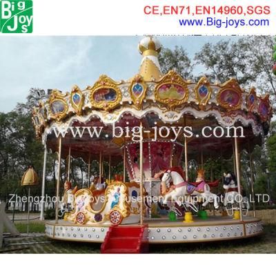 2022 Amusement Park Rides Luxuary 16seats Carousel with LED Lights