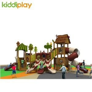 China Wholesale Wooden Kids Playground Park Outdoor Children Amusement Park Equipment