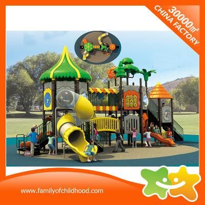 Nature Tree Series Open-Air Double-Deck Amusement Park Slide for Kids